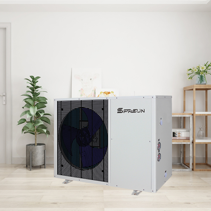 9.5KW R32 ERP A+++ Small Cold Climate DC Inverter Monoblock Heat Pumps 9.5KW R32 ERP A+++ Pompe de căldură monobloc cu invertor CC pentru climă rece mici