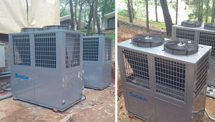 SPRSUN Air Source Heat Pump Project in Vietnam SPRSUN Proiect de pompă de căldură cu sursă de aer în Vietnam