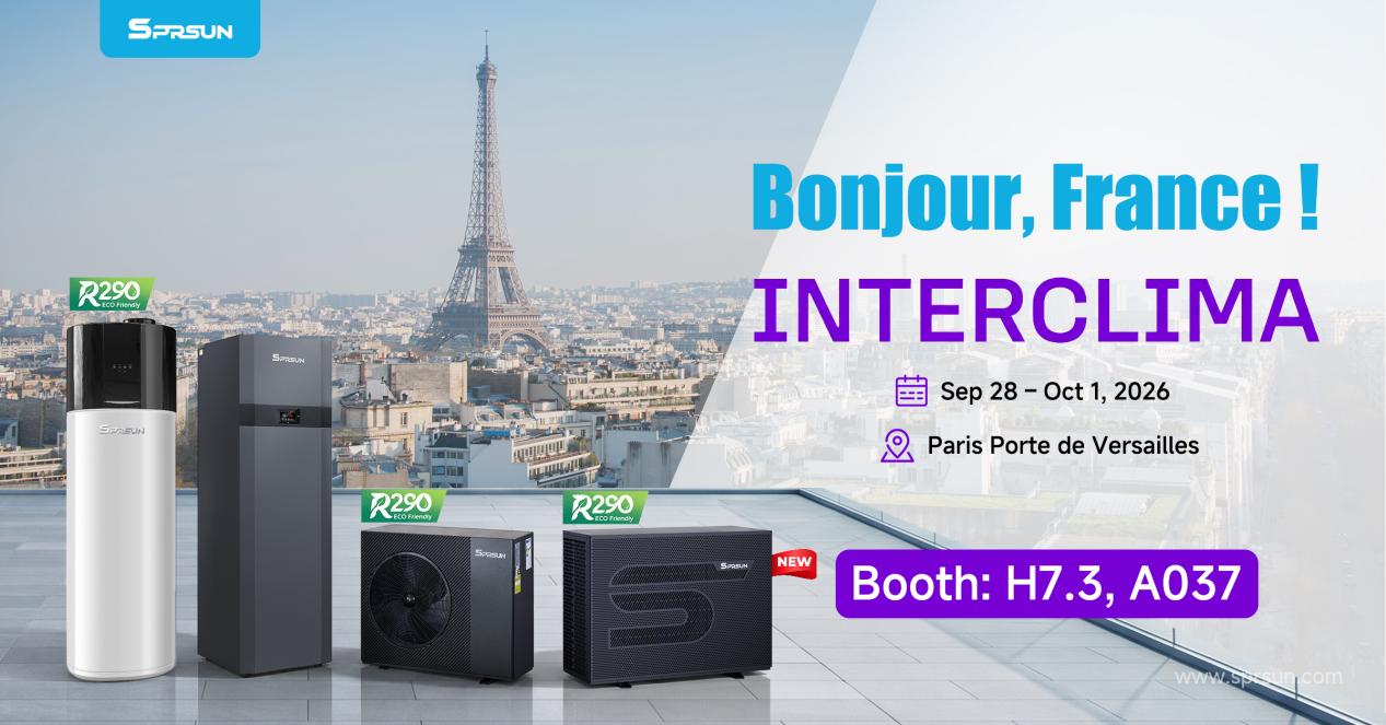SPRSUN attends 2026 Interclima Heat Pump Show SPRSUN participă la Interclima Heat Pump Show 2026