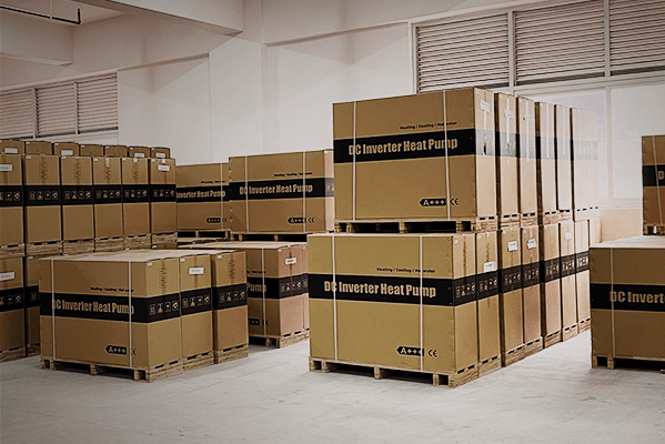 Ambalaj robust pentru pompa de caldura