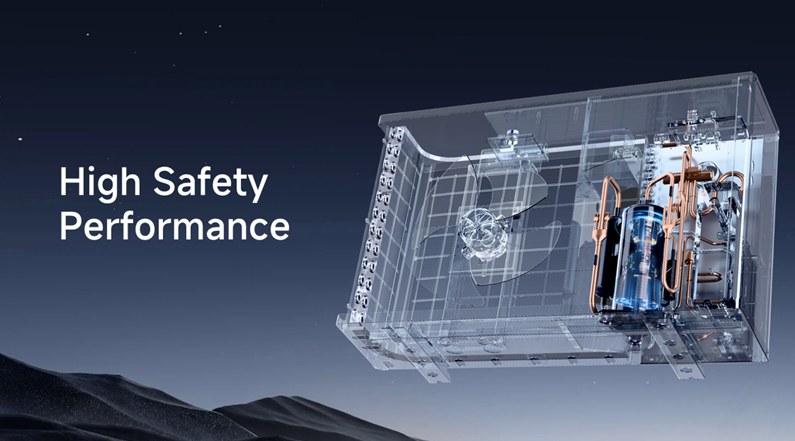 SPRSUN Structura interioară a pompei de căldură