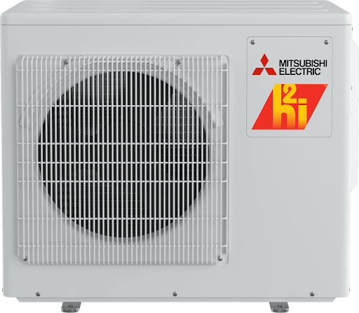 Pompă de căldură Mitsubishi Hyper-Heating (H2i).