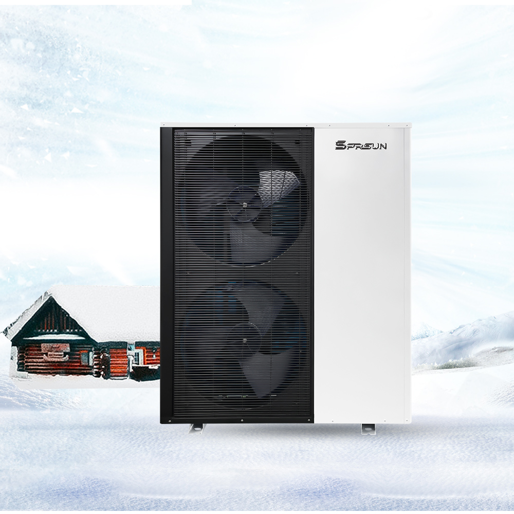 9.5KW R32 ERP A+++ Pompe de căldură monobloc cu invertor CC pentru climă rece mici