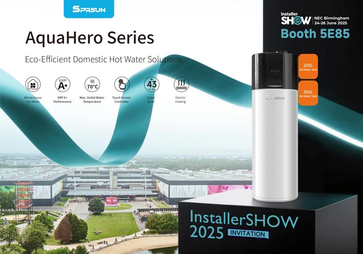 Pompa eco-eficientă de căldură în apă caldă