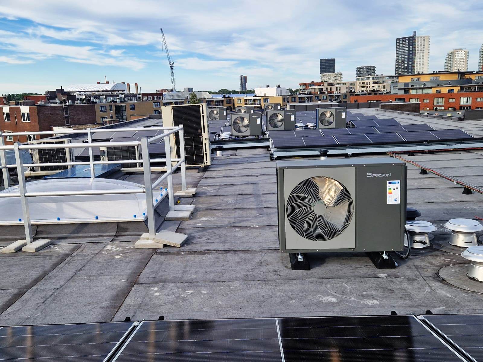 Produse energetice de generație următoare-SPRSUN Pompă de căldură utilizată cu panouri solare