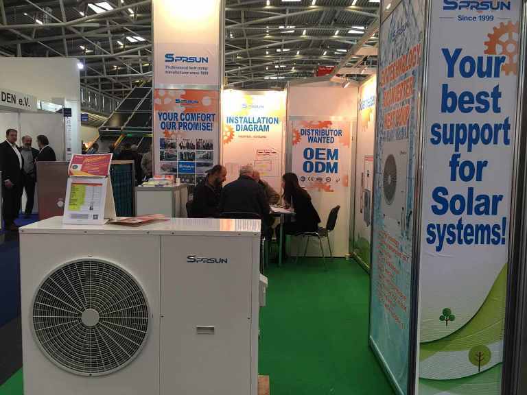 SPRSUN Pompe de căldură EVI la Intersolar 2019